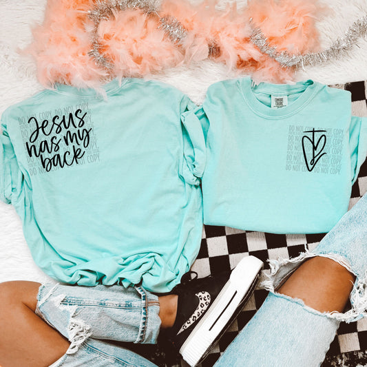 Jesus has my back front & back