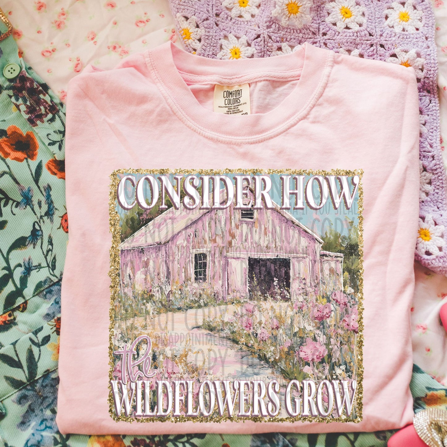Consider how the wildflowers grow