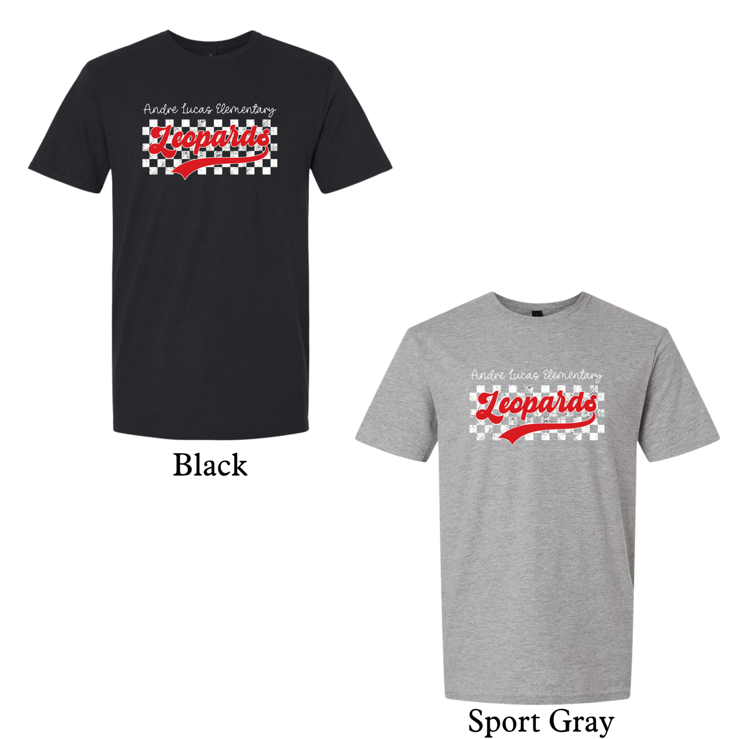 AL Checkered Leopards Tee