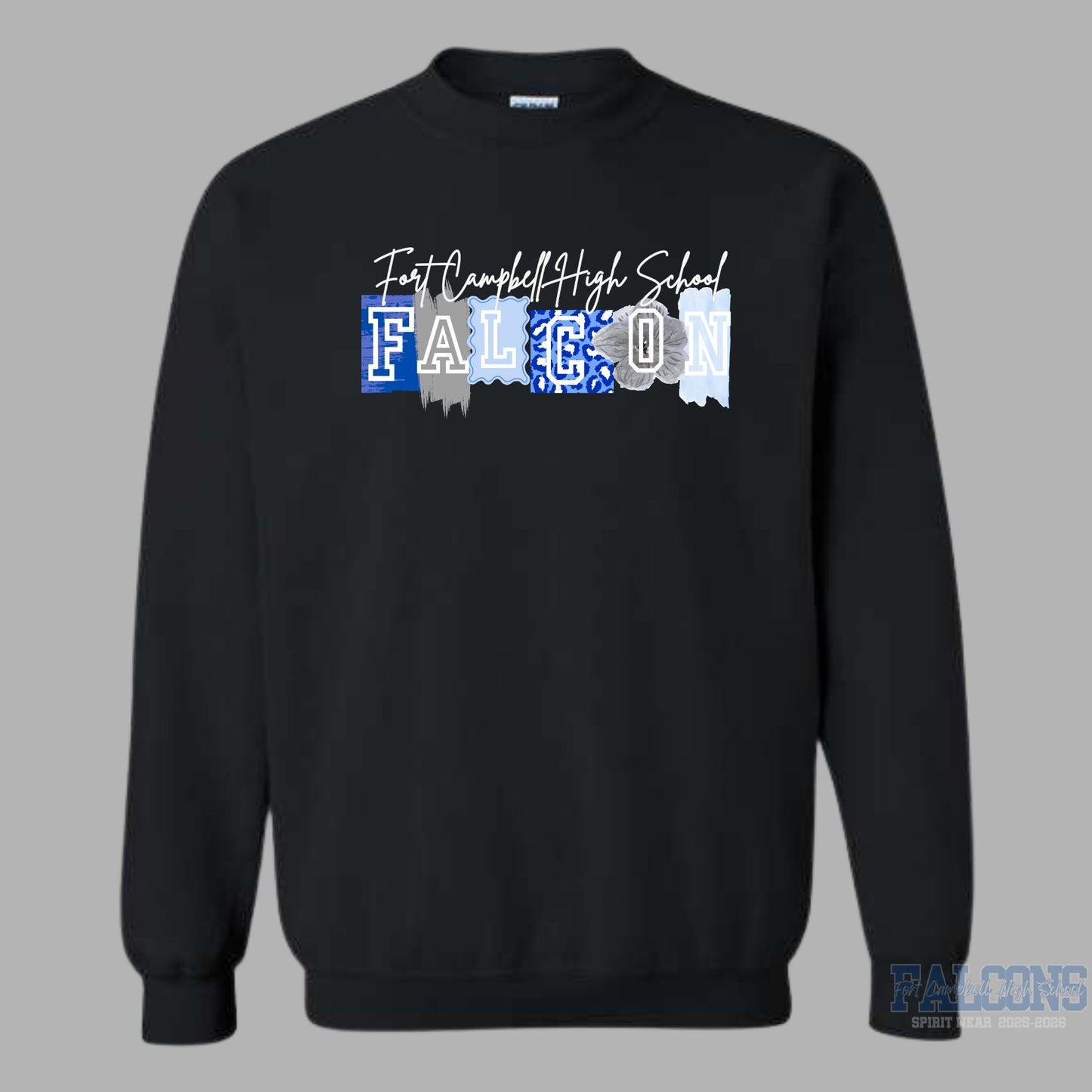 FCHS Falcons Leopard Sweatshirt