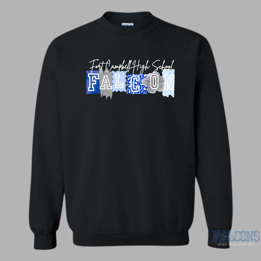 FCHS Falcons Leopard Sweatshirt