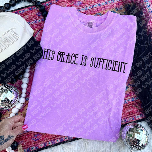 His grace is sufficient