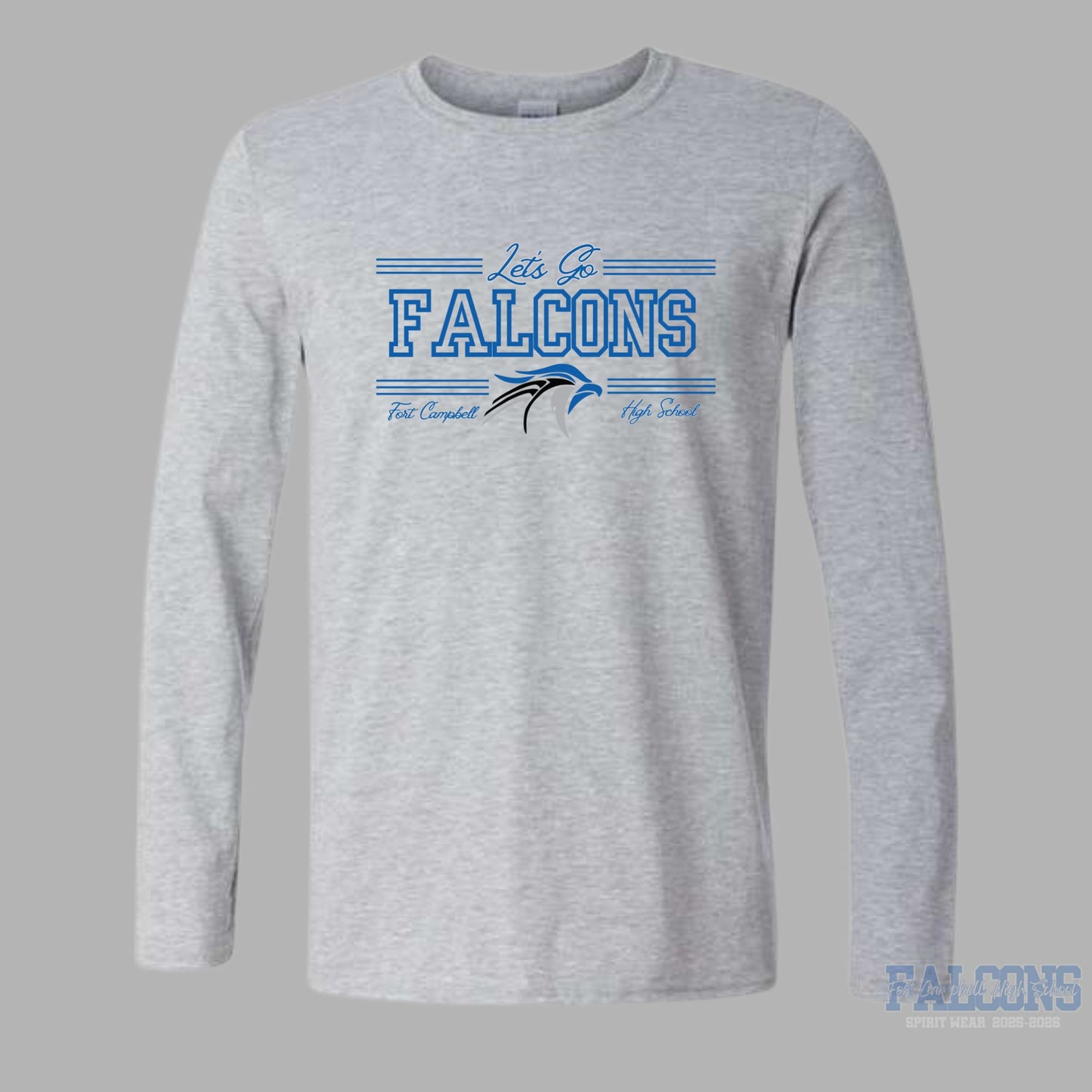 Let's Go Falcons 2 Long Sleeve