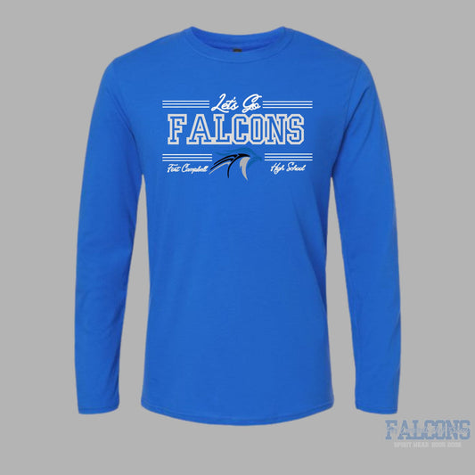 Let's Go Falcons 1 Long Sleeve