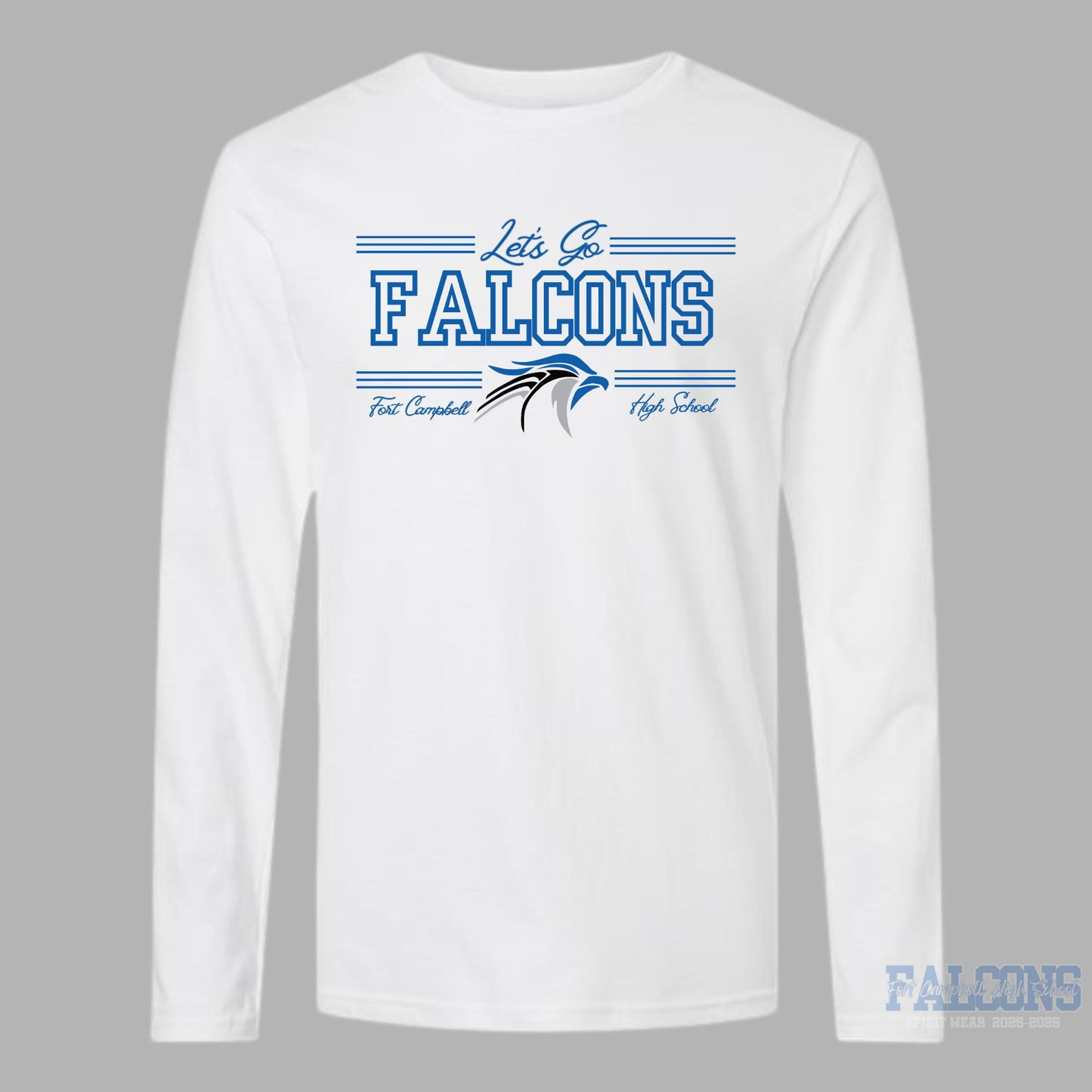 Let's Go Falcons 2 Long Sleeve