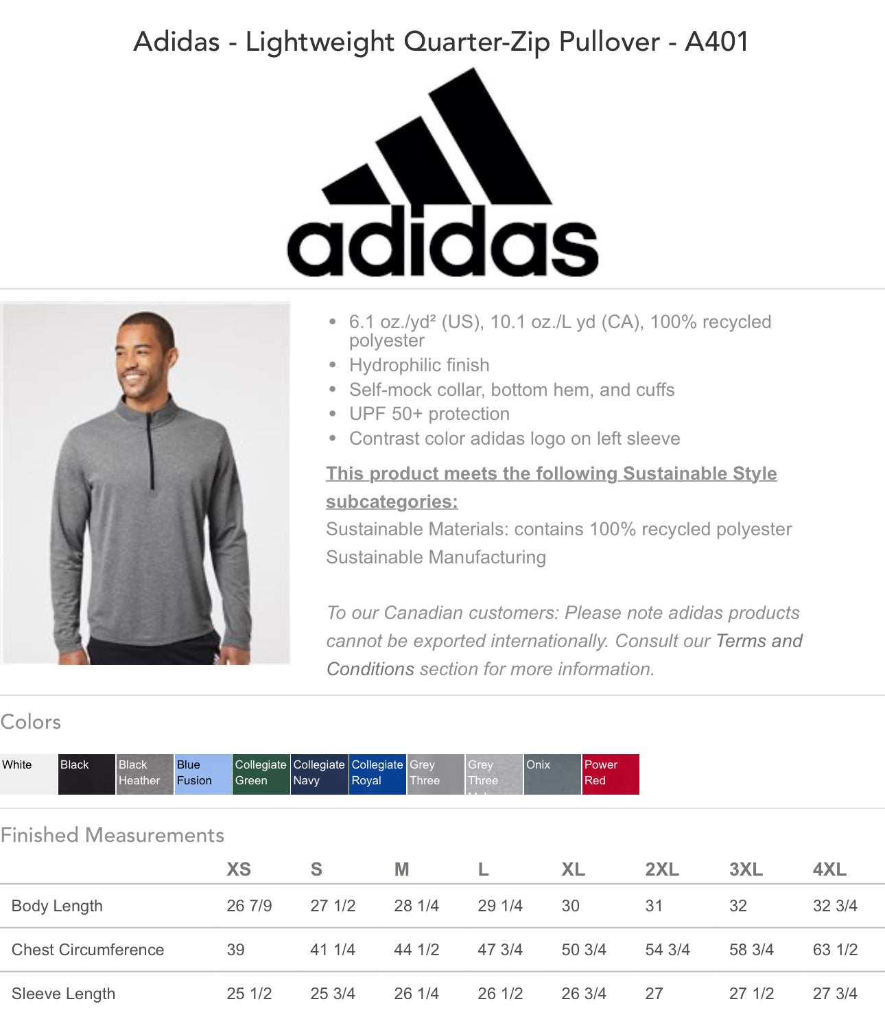 SCC- GOLF PULLOVER ADIDAS