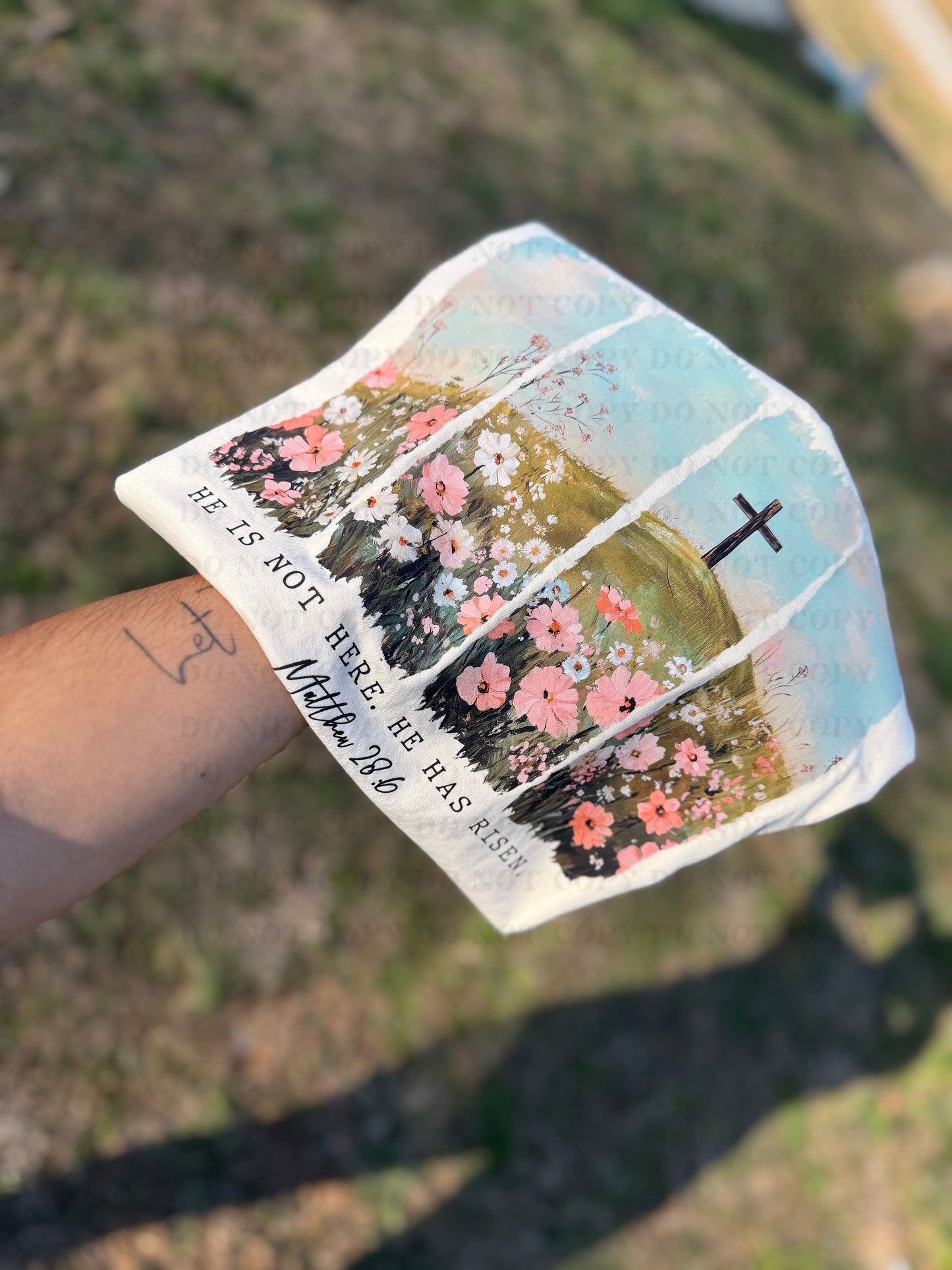 He is not here. He is Risen