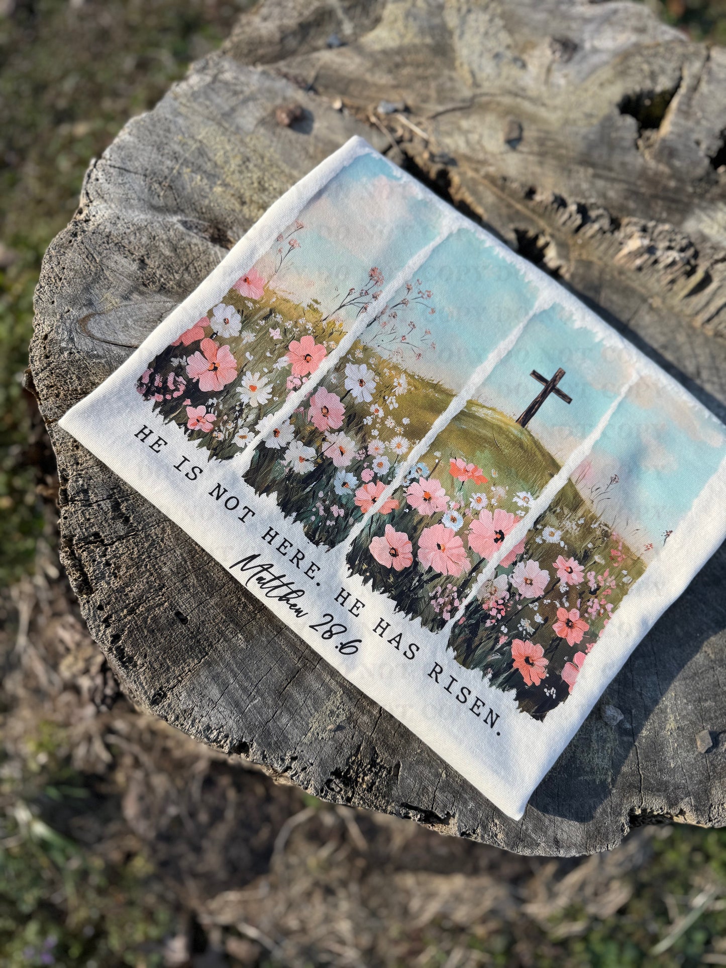 He is not here. He is Risen