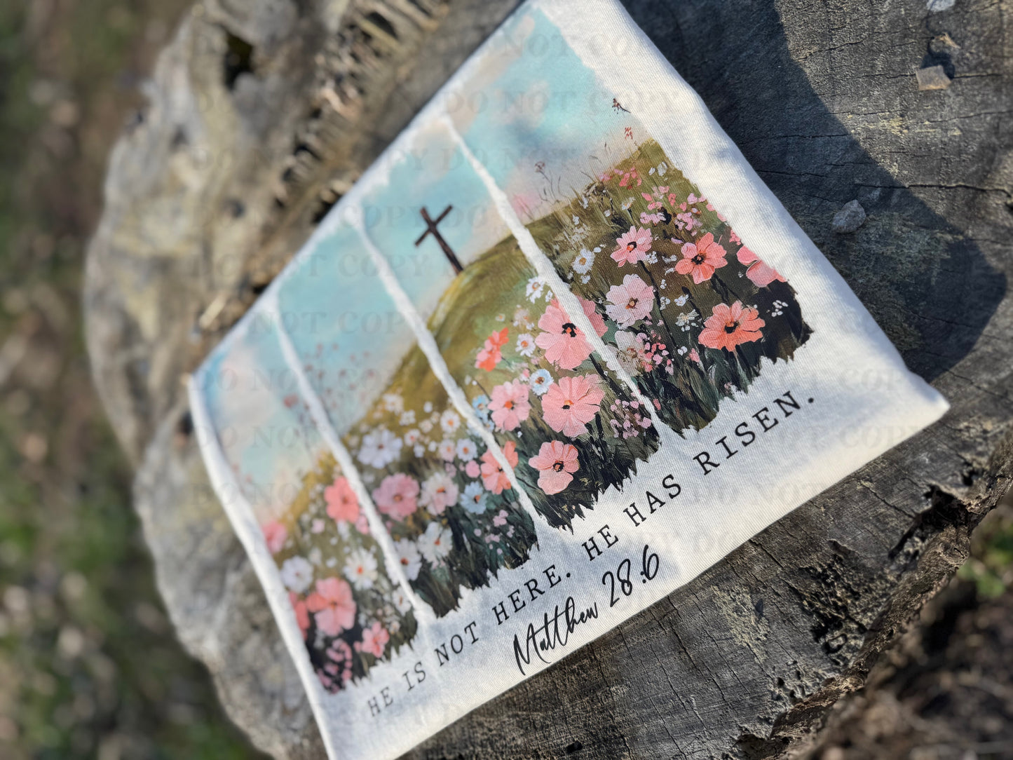 He is not here. He is Risen