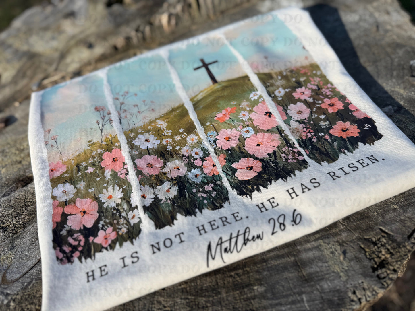 He is not here. He is Risen