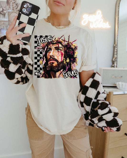 Jesus Saves Checkered Strokes RC