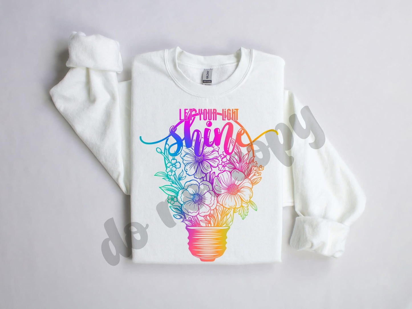 Let Your Light Shine Neon White RC
