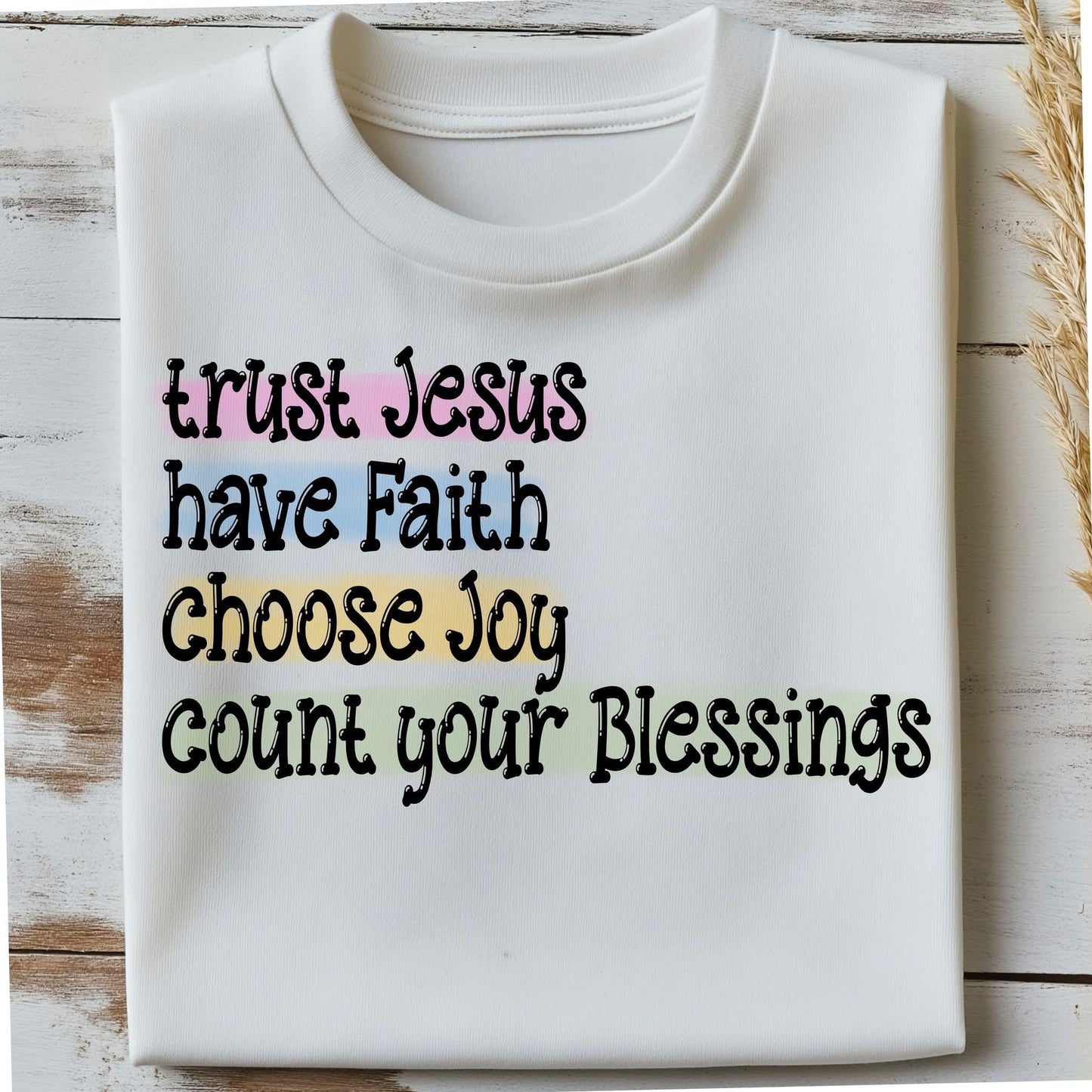 Trust Jesus Have Faith Ch…Joy Count Your Blessings RC