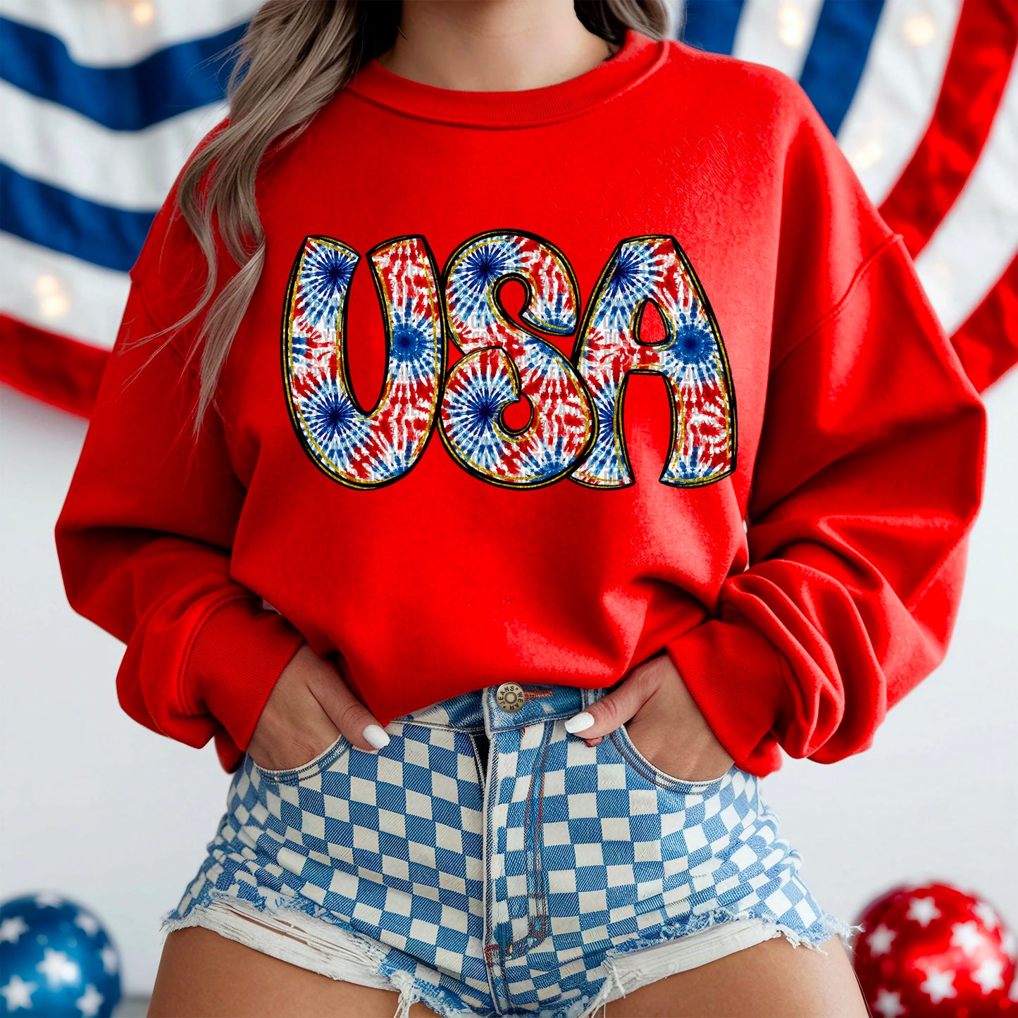 USA tie dye