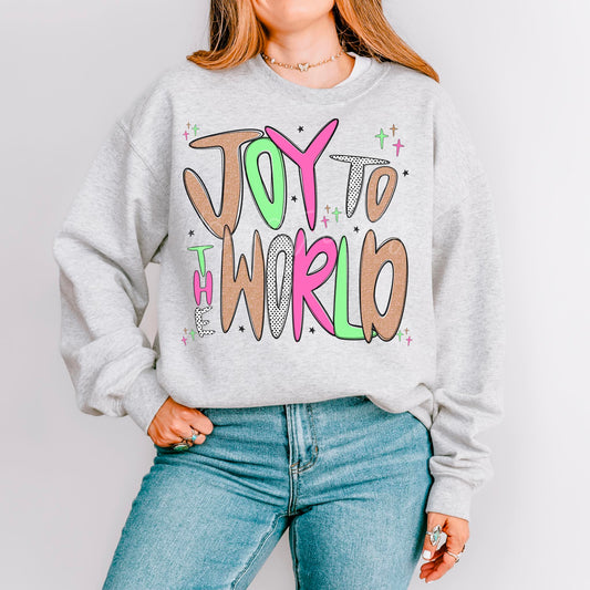 Joy to the world-completed sweatshirt