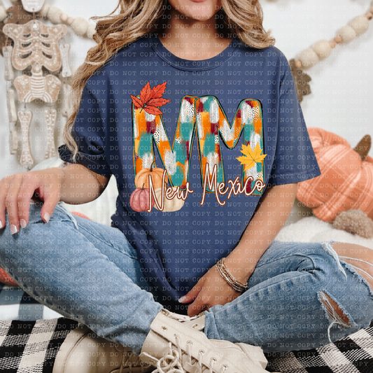 New Mexico-Fall Dottie State-Completed tee/Bell