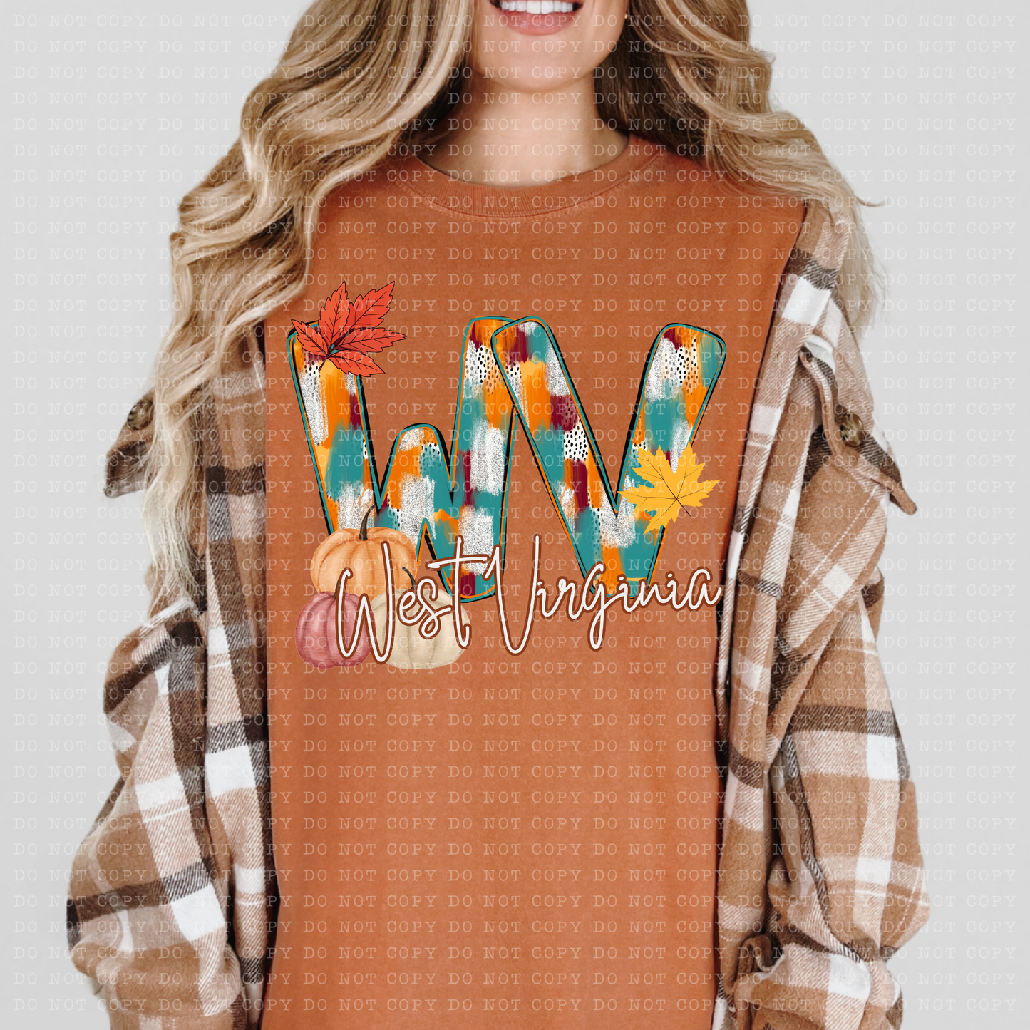 West Virginia-Fall Dottie State-Completed tee/Bella