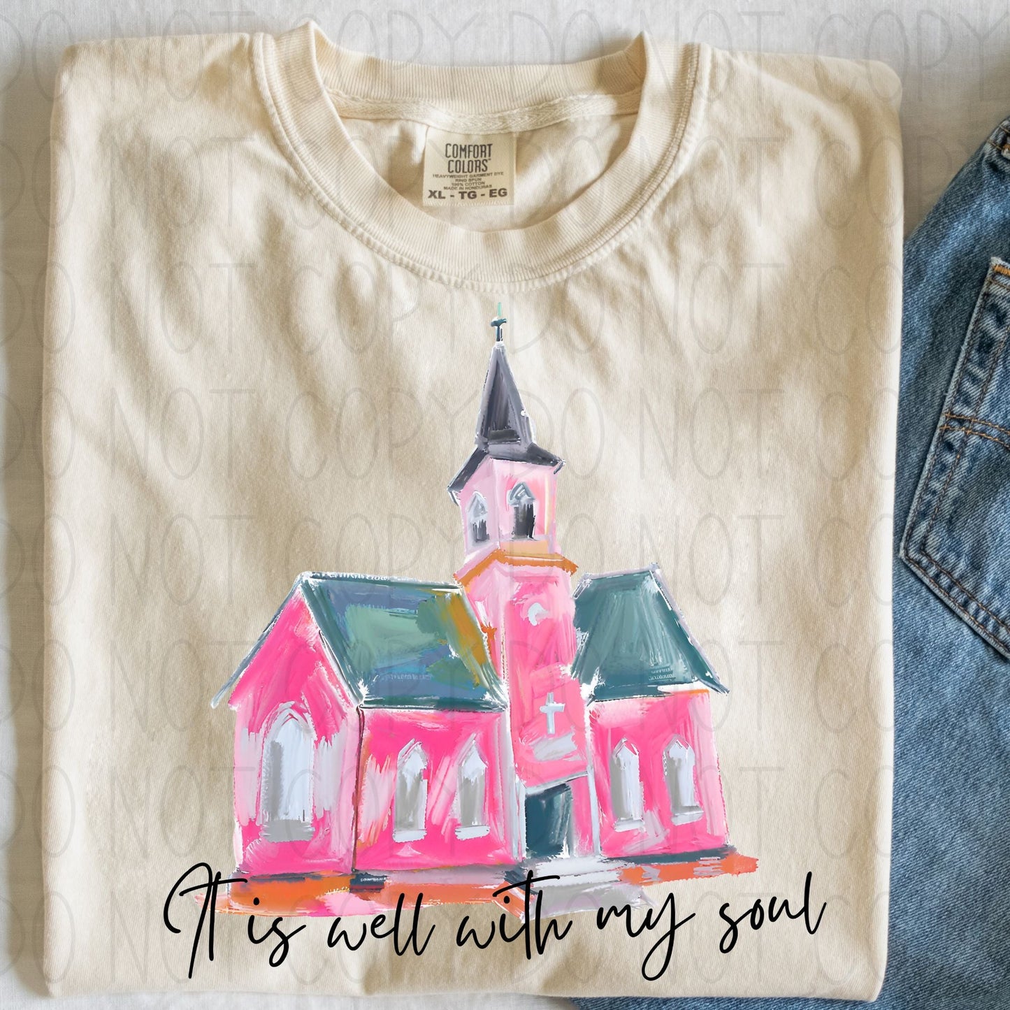 It is well with my soul church- Completed Tee