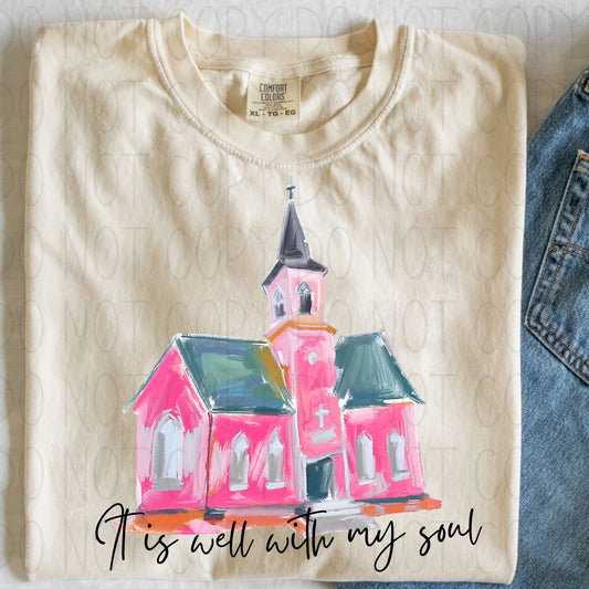 It is well with my soul church- Completed Tee