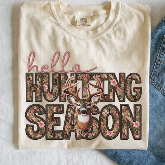 Hello Hunting Season- comfort color