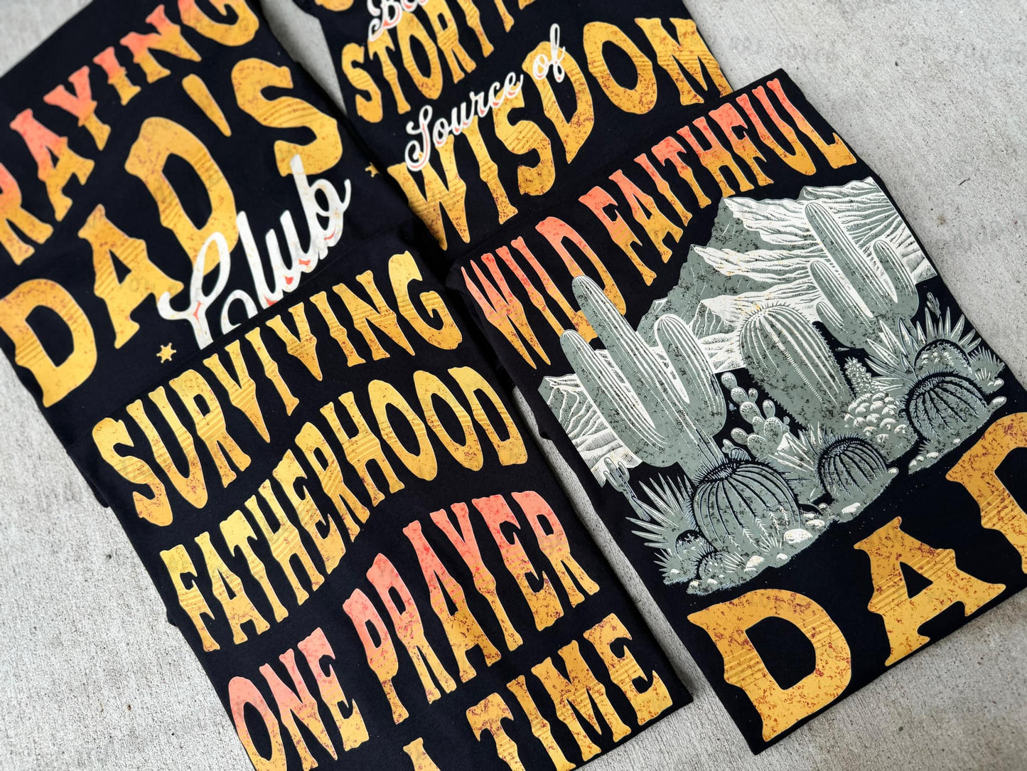 Surviving Fatherhood- Completed Tee