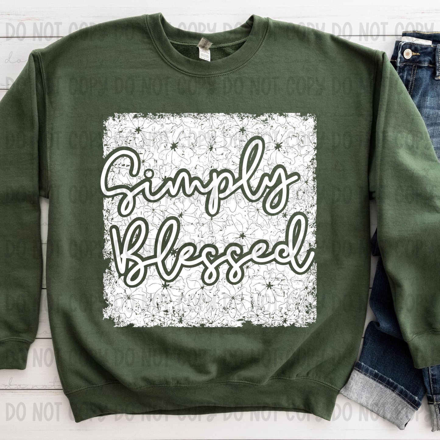 Simply Blessed-Sweatshirt