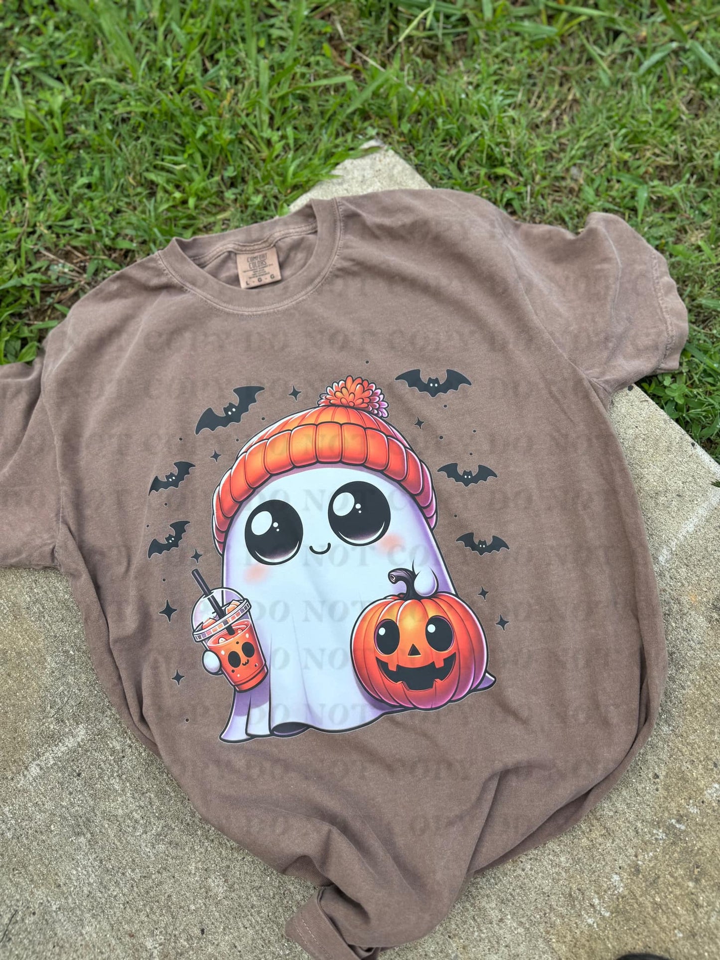 Ghost Halloween-Espresso-Comfort Color