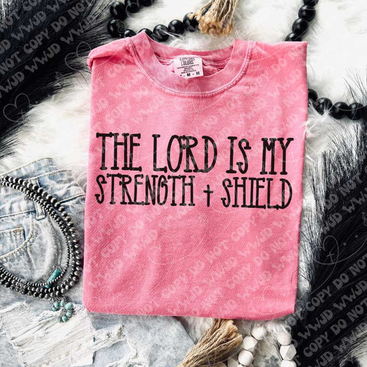The Lord is my strength & shield