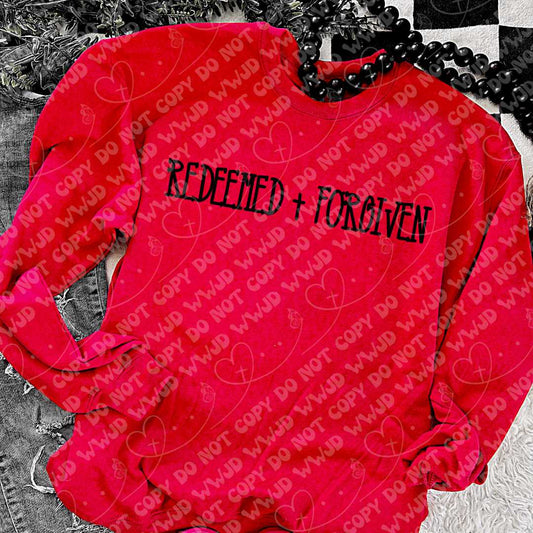 Redeemed & forgiven