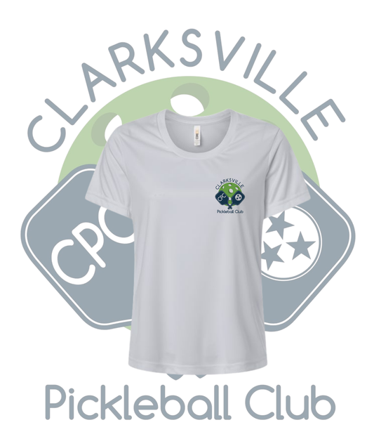 Clarksville Pickleball Club Performance T-shirt - Women's