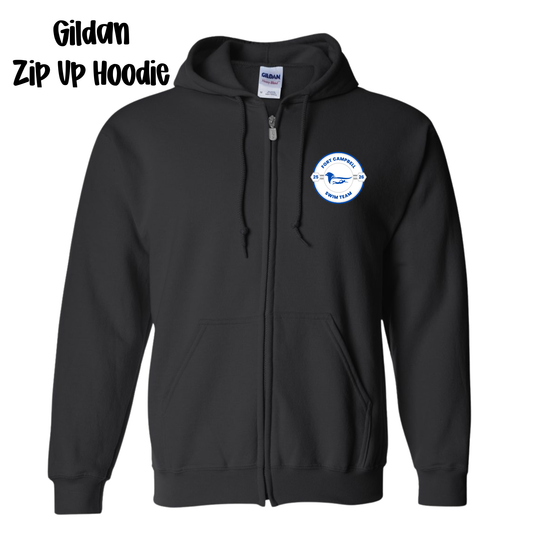 FCHS Swim Team Zip Hoodie