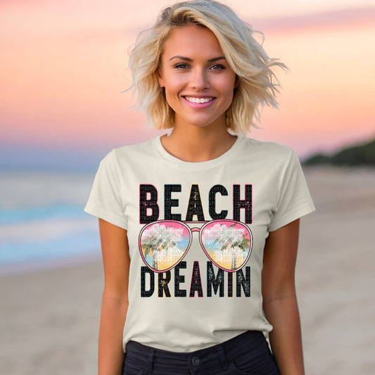 Beach Dreamin-Bella- Completed Tee