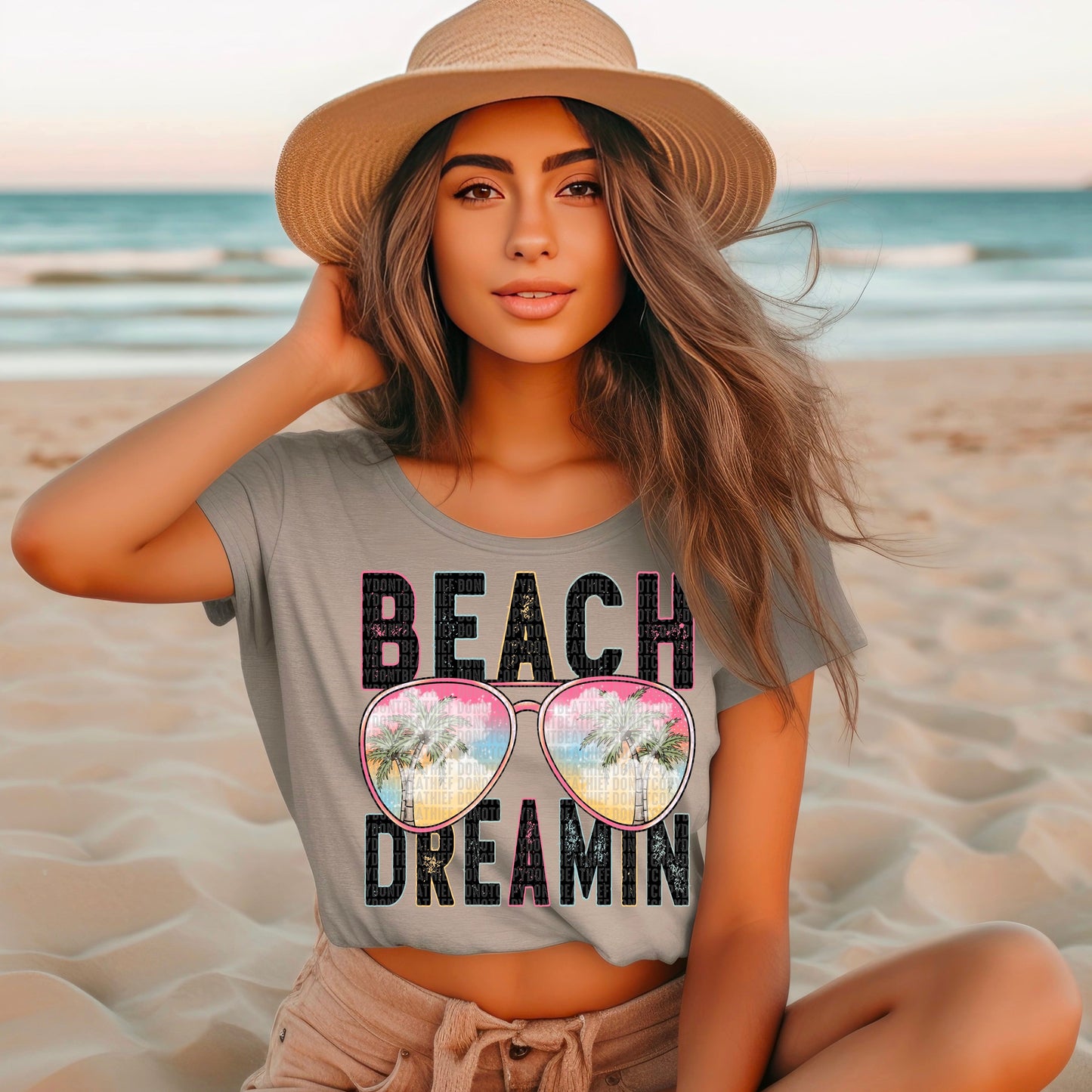 Beach Dreamin-Bella- Completed Tee