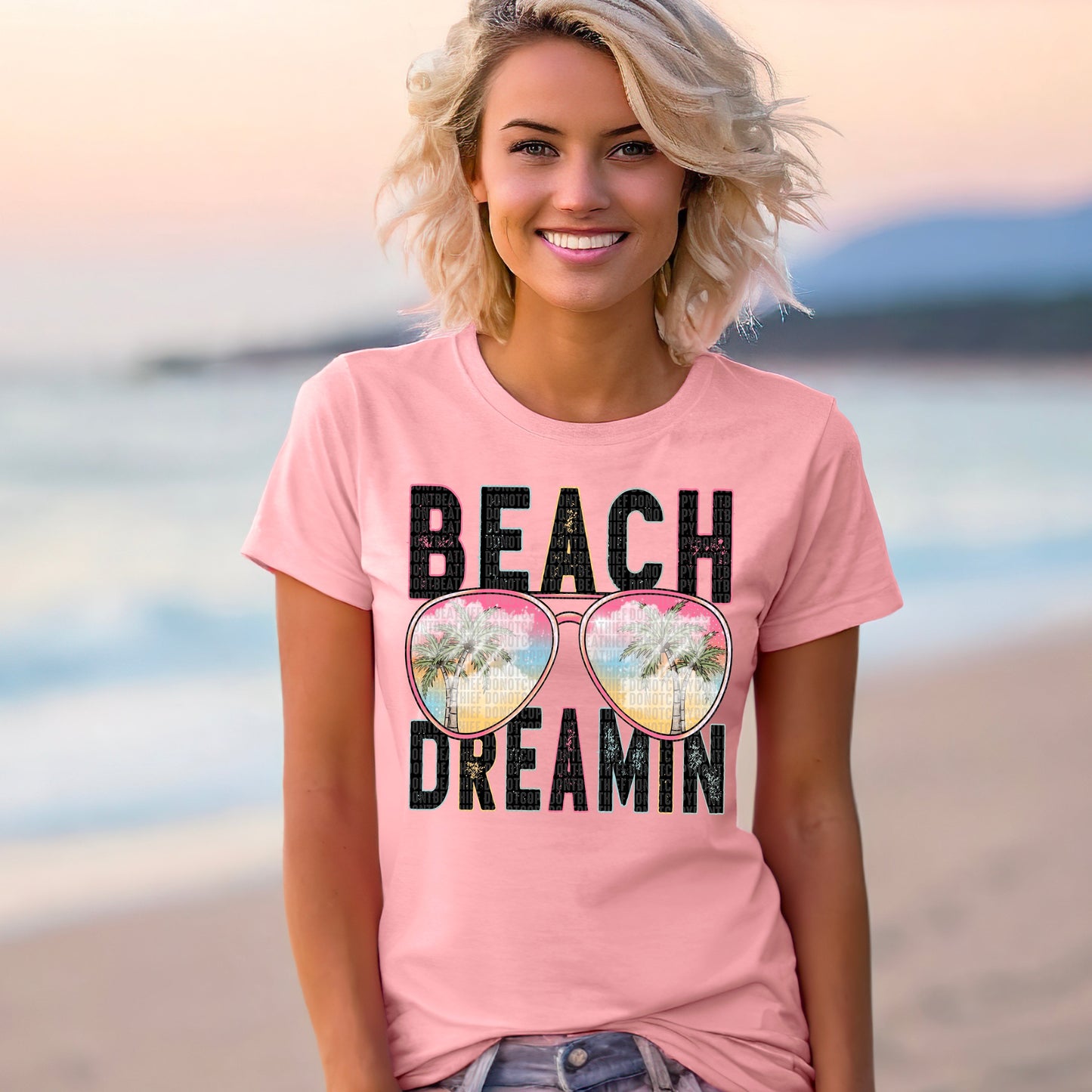 Beach Dreamin-Bella- Completed Tee