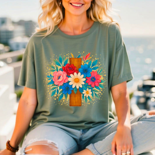 Floral Cross