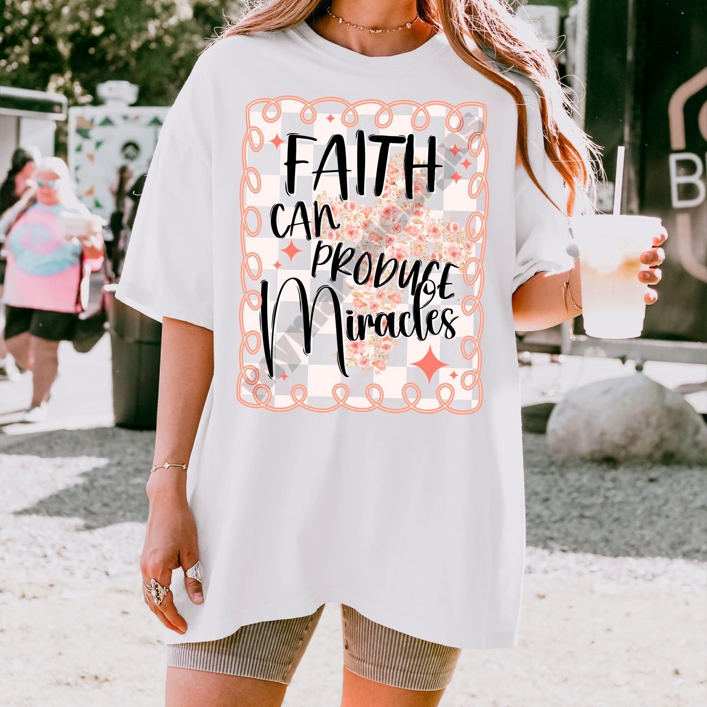 Faith Can Product Miracles White Checkers RC