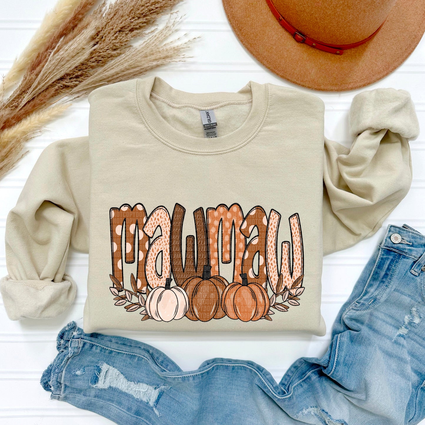 Fall Pumpkins Mawmaw-Sweatshirt