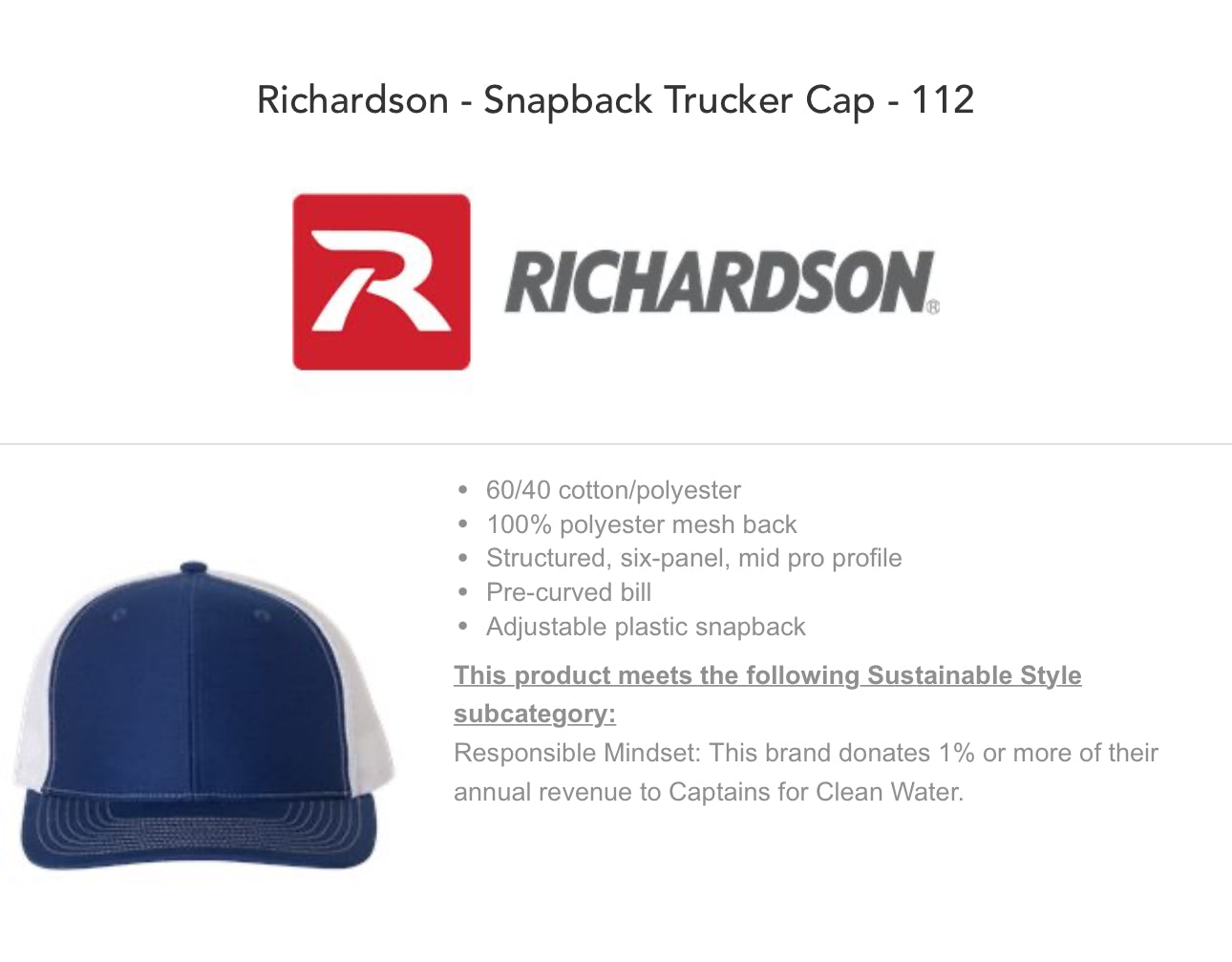 SCC- Richardson 112- Patched Hat