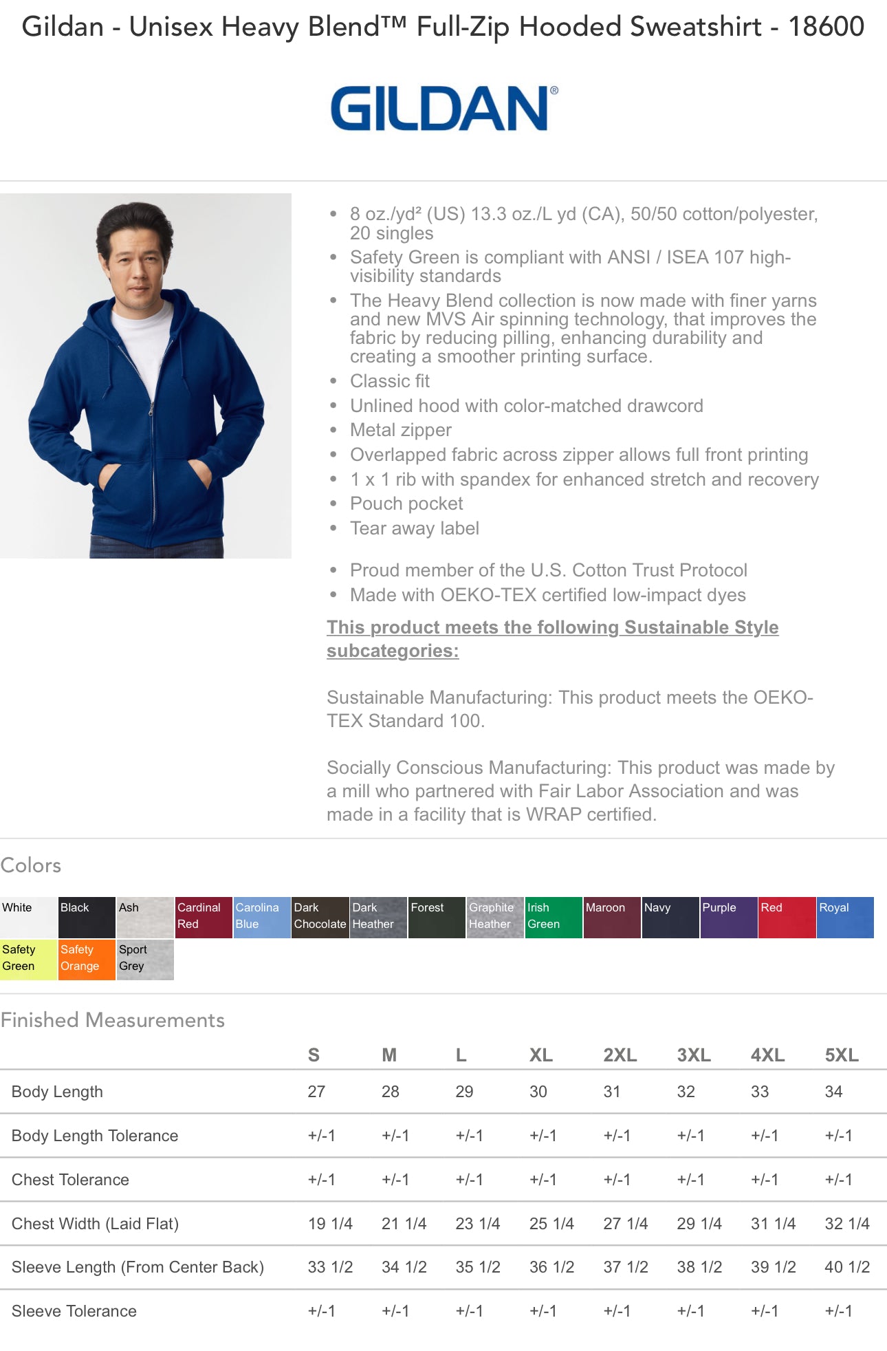 FCHS Swim Team Zip Hoodie