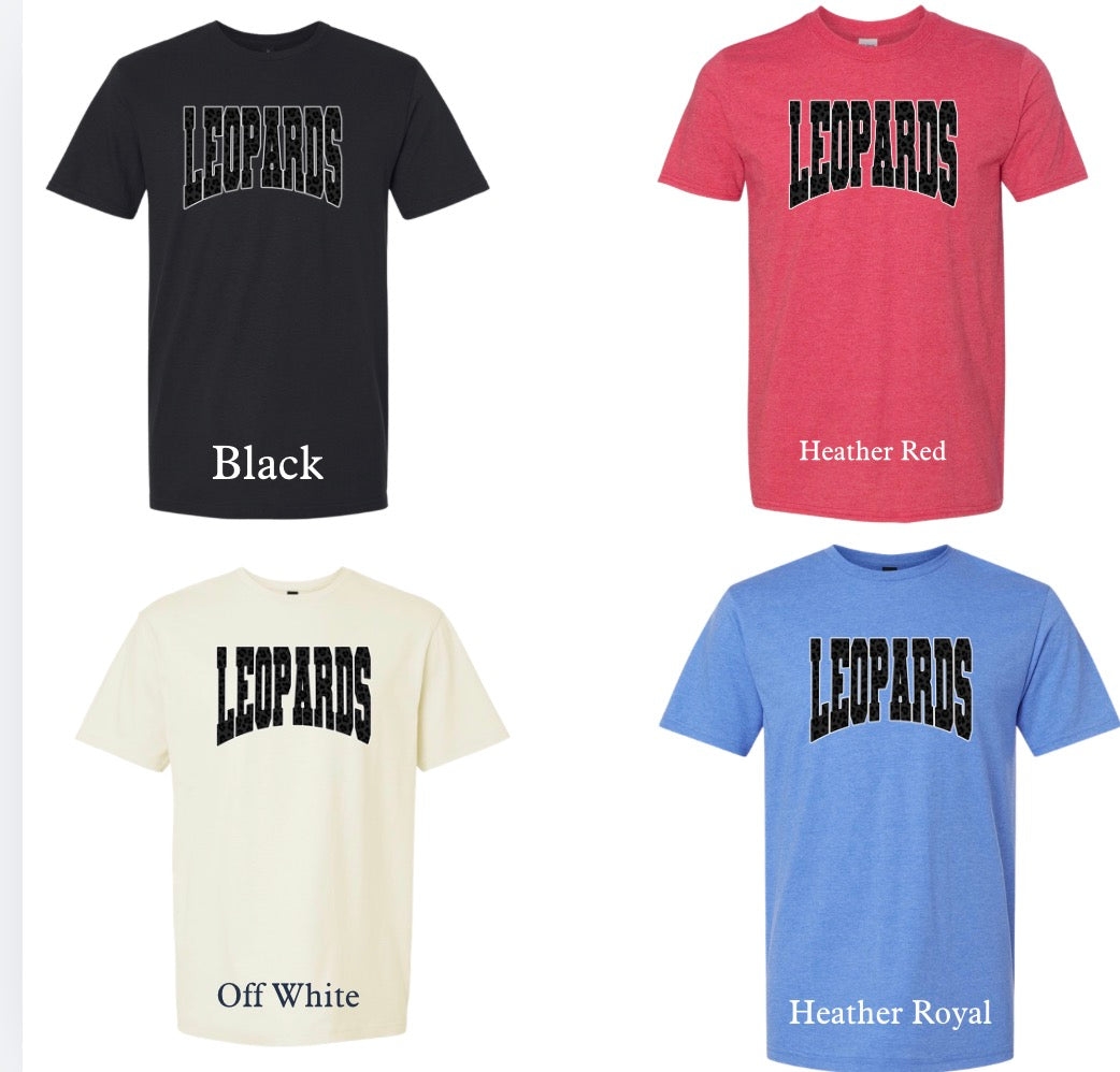 AL Varsity Leopards Tee