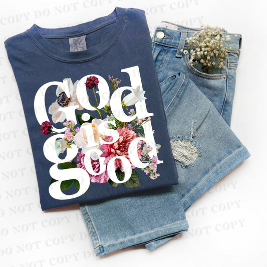 God is good floral-Comfort color