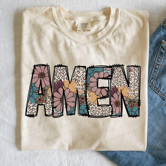 Amen multi floral- Comfort Color