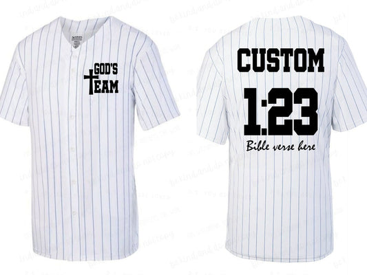 CUSTOM-Baseball Full Button Baseball Jersey