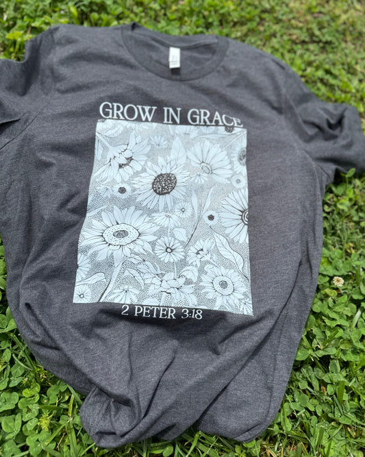 Grow in grace-completed tee