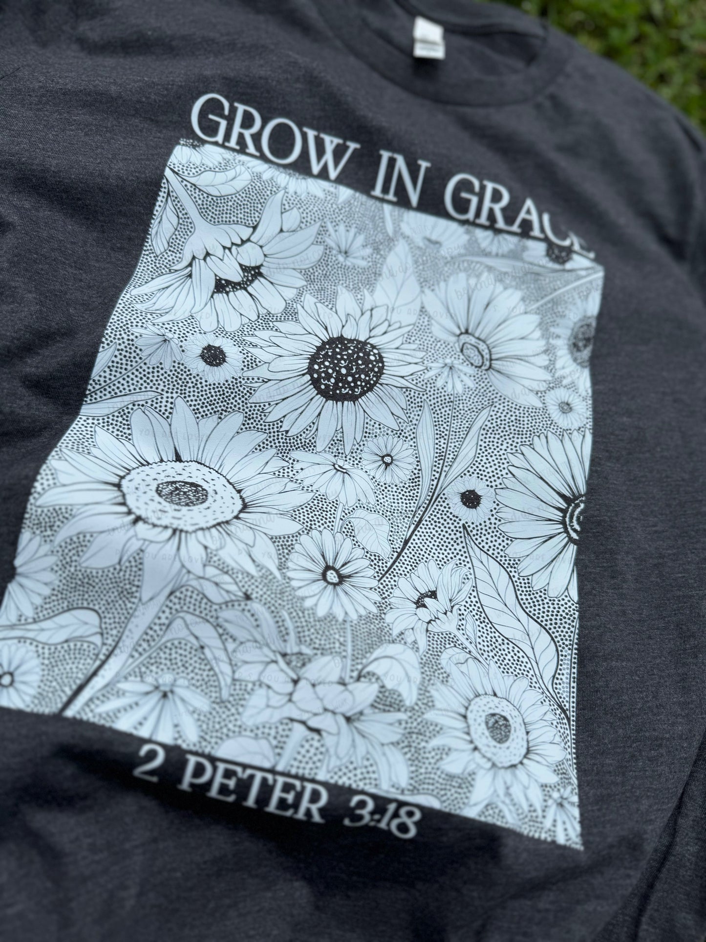 Grow in grace-completed tee