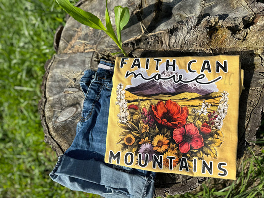 Faith can move mountains-Comfort Color