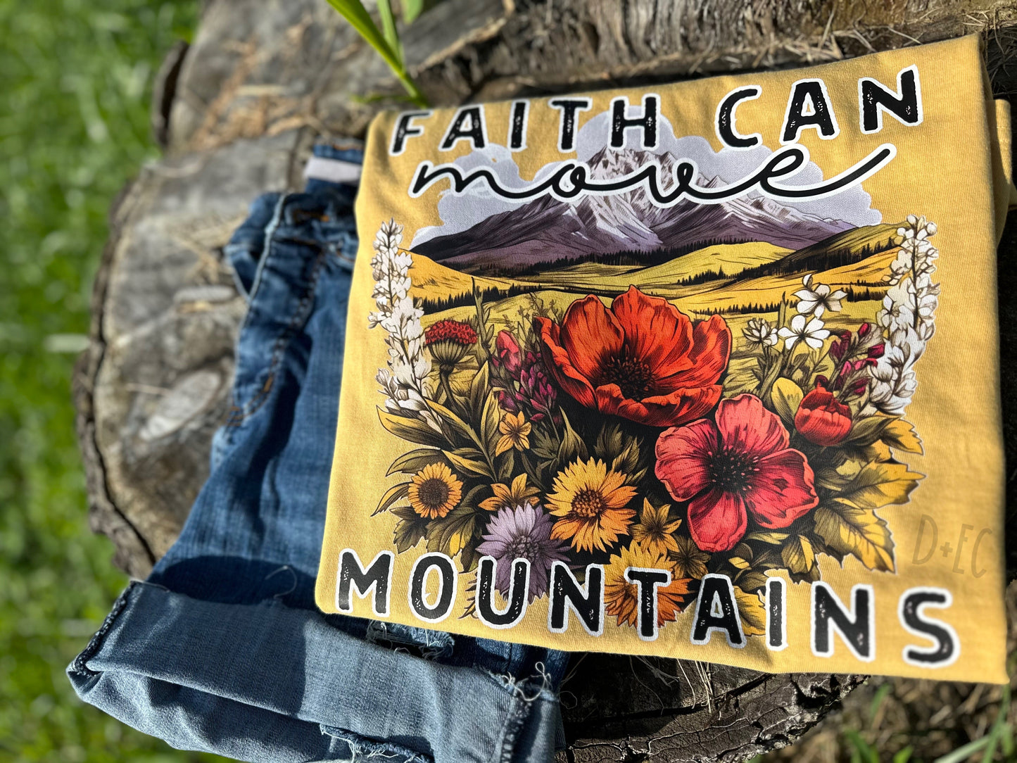 Faith can move mountains-Comfort Color