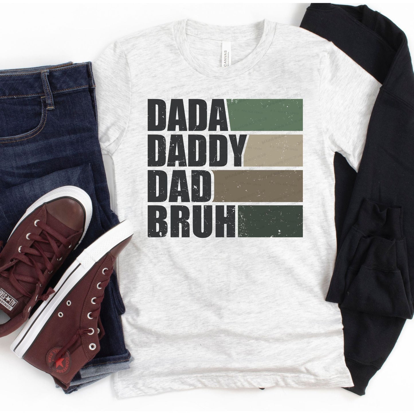 Dada Daddy Dad Bruh- Completed Tee