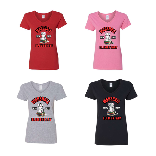 Marshall Elementary Women's V-Neck Shirt