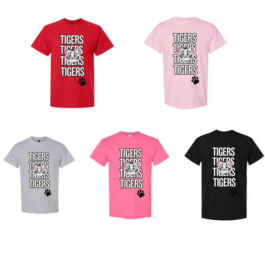 Marshall Tigers Tigers Tigers Short Sleeve Tee